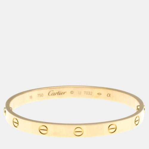 Cartier 18K Rose Gold Love Bangle Bracelet - Cartier - Modalova