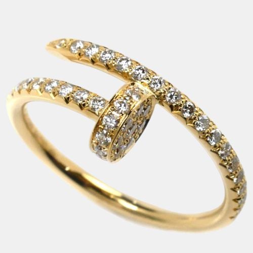 Cartier 18K Yellow Gold Diamond Juste Un Clou Ring EU 49 - Cartier - Modalova