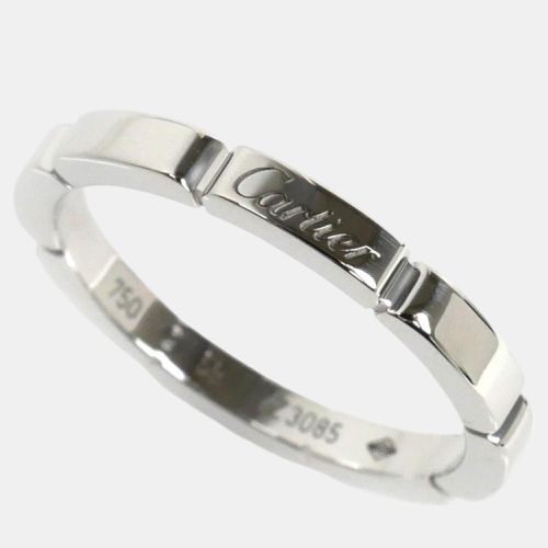 Cartier 18K White Gold Panthere Ring EU 59 - Cartier - Modalova