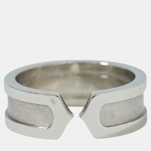 Cartier 2C C2 Silver White Gold Ring - Cartier - Modalova