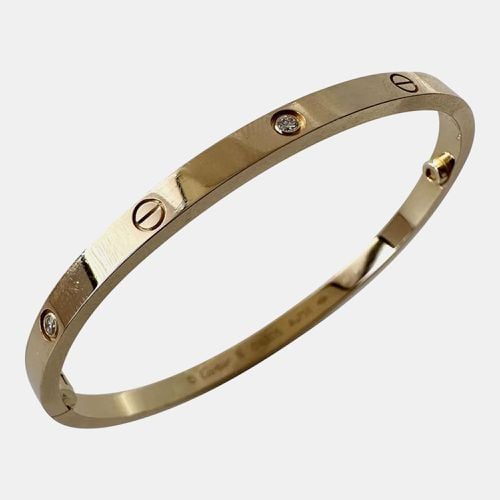 Cartier 18K Yellow Gold and 6 Diamonds Love Bangle Bracelet - Cartier - Modalova