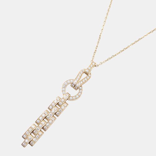 Cartier 18k Pink Gold Agrafe Diamond Necklace - Cartier - Modalova