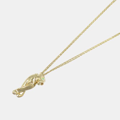 Cartier Panthere Necklace 18k Yellow Gold Green Metal - Cartier - Modalova