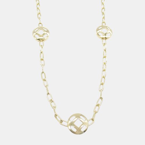 Pasha Necklace 18k Gold Shell White Metal - Cartier - Modalova