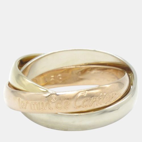 Cartier 18K Rose, Yellow and White Gold Trinity Band Ring EU 53 - Cartier - Modalova