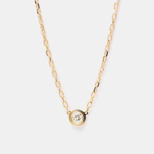 K Rose and Diamond Legers De Pendant Necklace - Cartier - Modalova