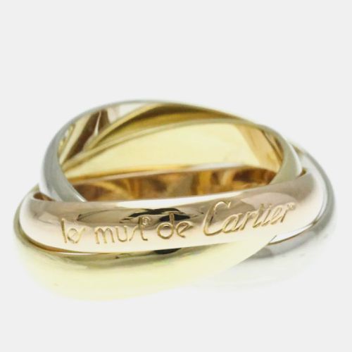 K Yellow, Rose, Gold Trinity Ring EU 51 - Cartier - Modalova