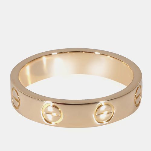 Cartier 18k Yellow Gold Love Band Size US 4 EU 47 - Cartier - Modalova