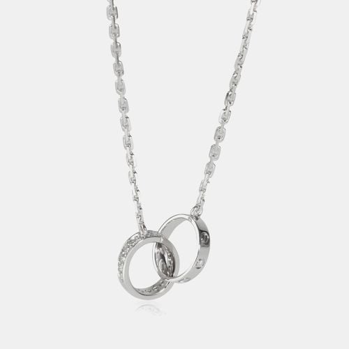 K Gold Diamonds Love Necklace - Cartier - Modalova