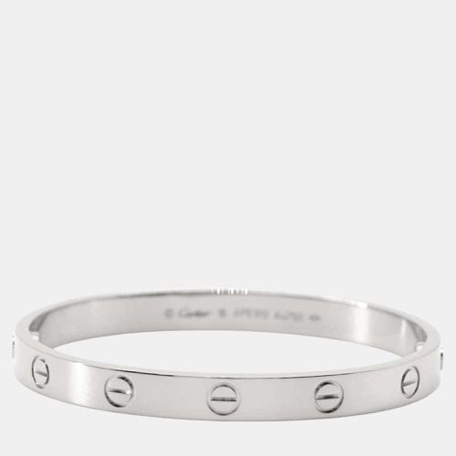 Cartier 18K White Gold Love Bracelet - Cartier - Modalova