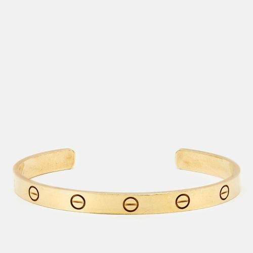 Cartier Love 18k Yellow Gold Cuff Bracelet 18 - Cartier - Modalova