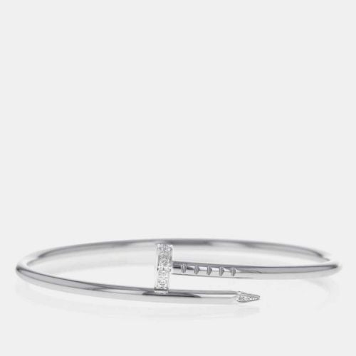 Cartier 18K White Gold Juste Un Clou Bracelet Size 15 - Cartier - Modalova