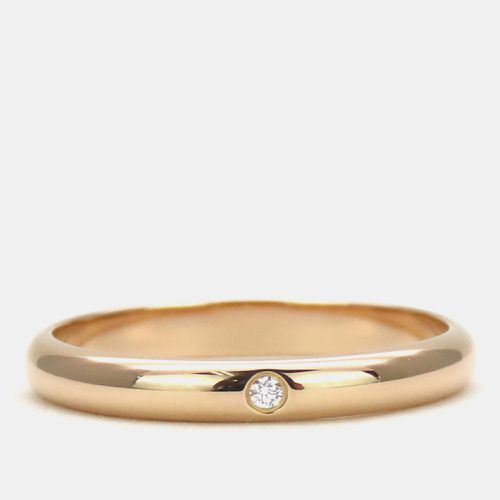 Cartier 18K Rose Gold and Diamond 1895 Wedding Band EU 52 - Cartier - Modalova