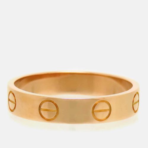 Cartier 18K Rose Gold Love Band Ring EU 51 - Cartier - Modalova