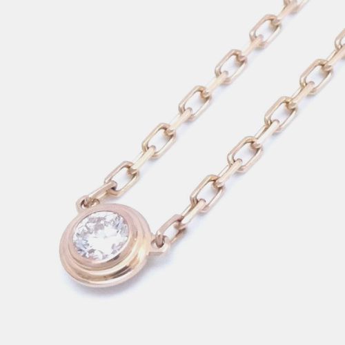 Cartier D'Amour Sm Necklace Diamond 18K Pg Pink Metal - Cartier - Modalova