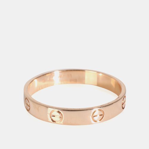 Cartier 18K Rose Gold Love Band Ring EU 63 - Cartier - Modalova