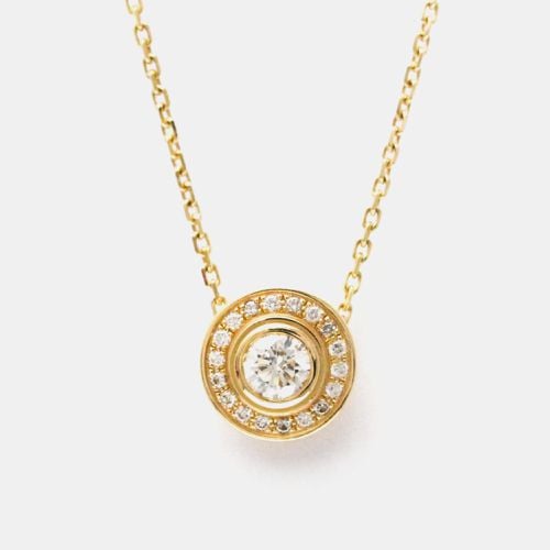 K Rose and Diamond Halo D'amour Pendant Necklace - Cartier - Modalova