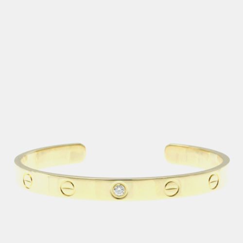 K Gold and Diamond Love Bracelet - Cartier - Modalova