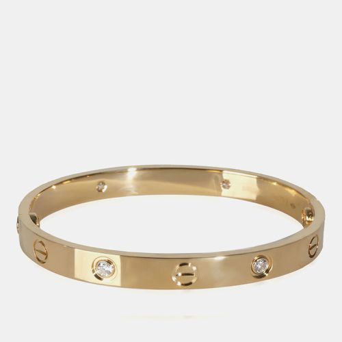 K Gold and Diamond Love Bracelet - Cartier - Modalova