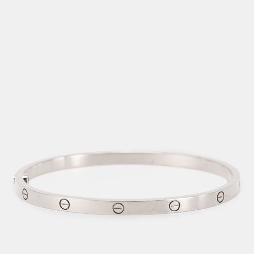 Cartier Love 18k White Gold Bangle Bracelet 15 - Cartier - Modalova