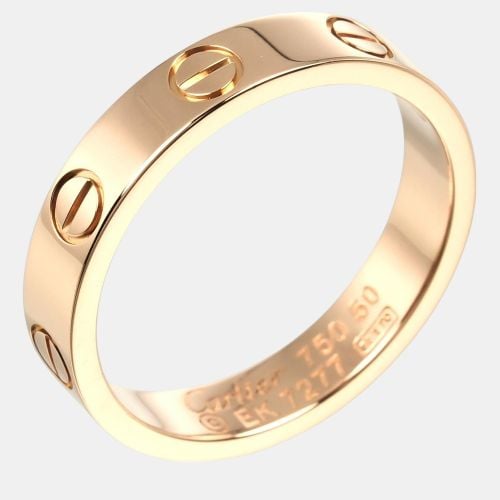 Cartier 18K Rose Gold Love Wedding Ring EU 50 - Cartier - Modalova