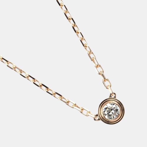 Cartier 18K Rose Gold and Diamond D'amour Pendant Necklace - Cartier - Modalova