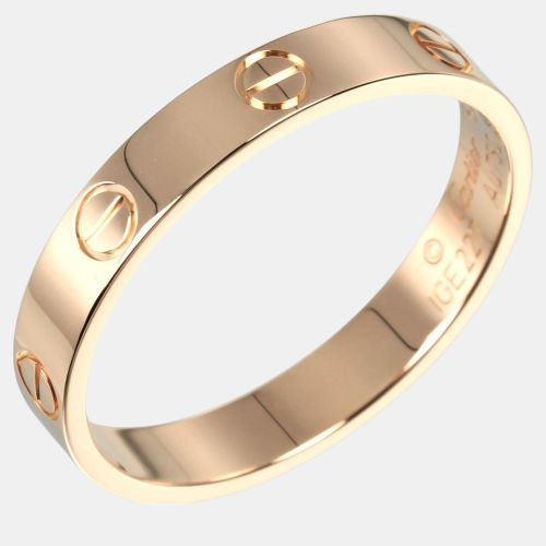 Cartier 18K Rose Gold Love Band Ring EU 60 - Cartier - Modalova