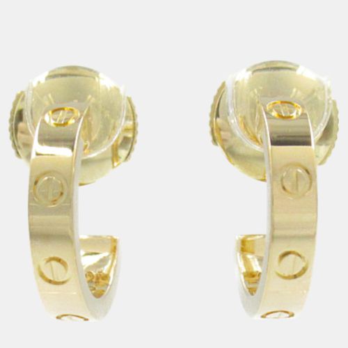 Cartier 18K Yellow Gold Love Earrings - Cartier - Modalova