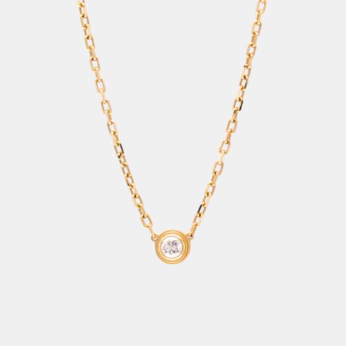 Cartier 18K Rose Gold and Diamond D'amour Pendant Necklace - Cartier - Modalova