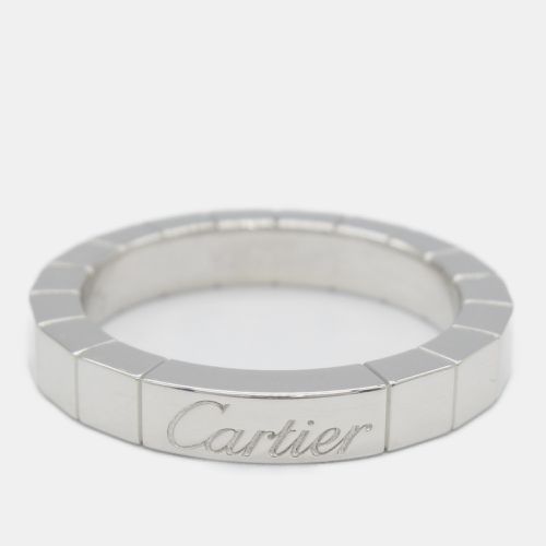 Cartier 18K White Gold Lanieres Ring EU 48 - Cartier - Modalova