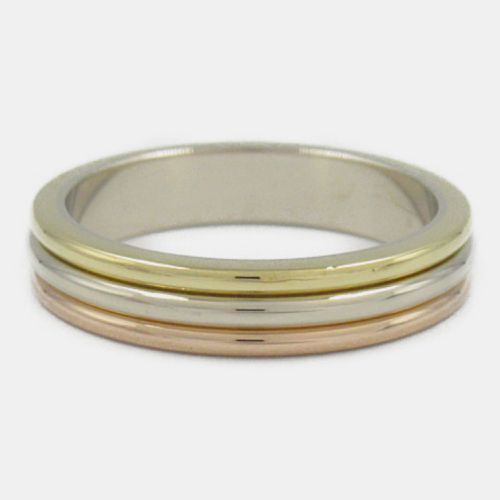 Cartier 18K White, Yellow, Rose Gold Vendome Ring EU 51 - Cartier - Modalova