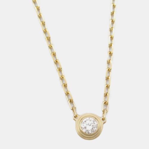 Cartier 18K Yellow Gold D'amour Diamond Necklace - Cartier - Modalova