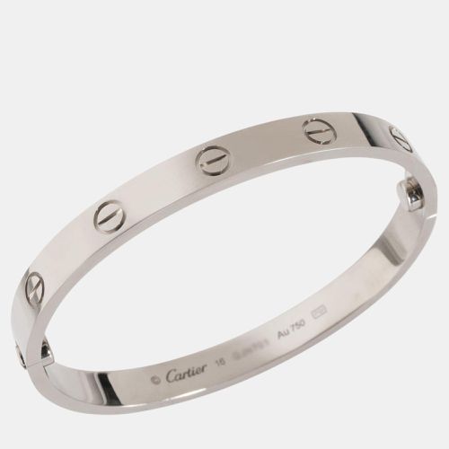 Cartier 18K White Gold Love Bracelet - Cartier - Modalova