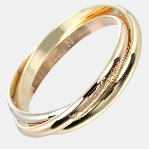 Cartier 18K Yellow, Rose, White Gold Trinity Ring EU 52.5 - Cartier - Modalova