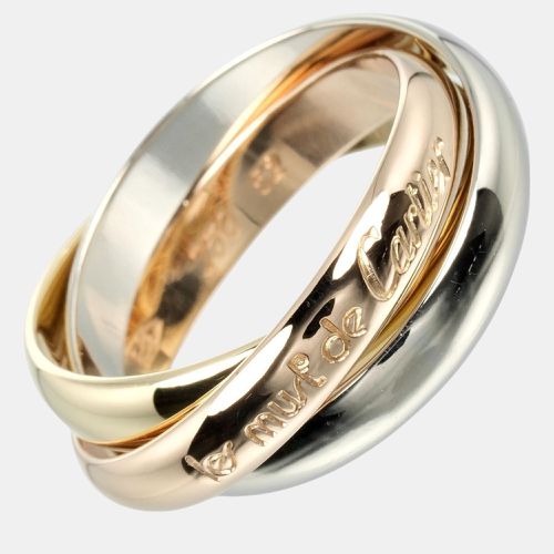 Cartier 18K Yellow, Rose, White Gold Trinity Ring EU 52 - Cartier - Modalova