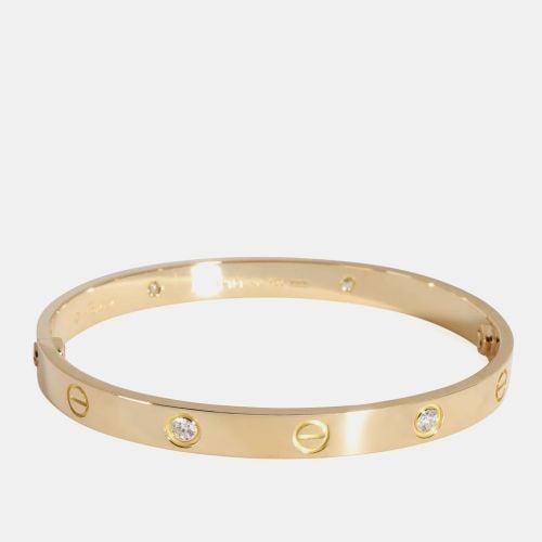 Cartier 18K Yellow Gold and Diamond Love Bracelet - Cartier - Modalova