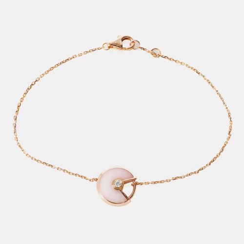 Cartier 18K Rose Gold and Diamond Amulette Chain Bracelet - Cartier - Modalova