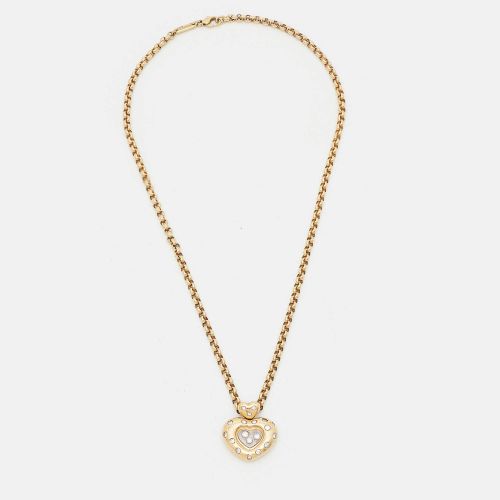 Chopard Happy Diamonds 18k Yellow Gold Pendant Necklace - Cartier - Modalova