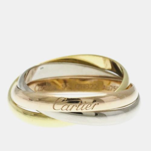 K Yellow, Rose, Gold Trinity Band Ring EU 55 - Cartier - Modalova