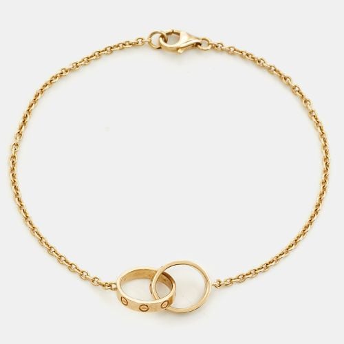 Cartier Love Interlocking Loops 18k Yellow Gold Bracelet - Cartier - Modalova