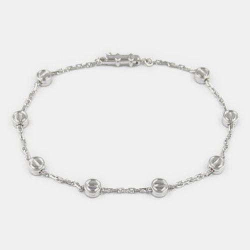 Cartier 18K White Gold Love Bastille Chain Bracelet - Cartier - Modalova