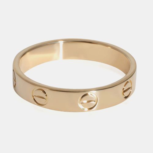 Cartier 18K Yellow Gold Love Wedding Band Ring EU 54 - Cartier - Modalova