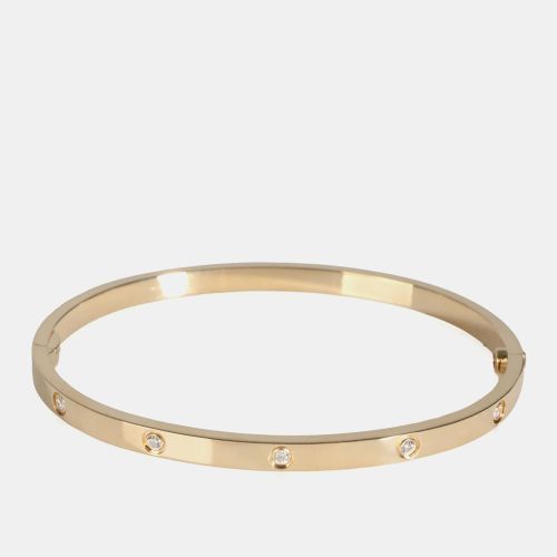 K Gold, 10 Diamonds Love Bracelet - Cartier - Modalova