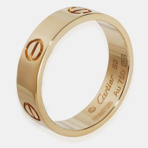 Cartier 18K Yellow Gold Love Ring EU 60 - Cartier - Modalova