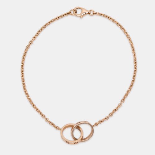 Cartier Love Interlocking Loops 18k Rose Gold Bracelet - Cartier - Modalova