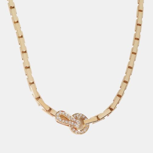 Cartier 18k Yellow Gold 1.1 CTW Agrafe Fashion Necklace - Cartier - Modalova