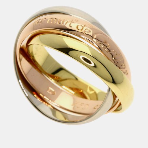 K Yellow, Rose, Gold Trinity Band Ring EU 49 - Cartier - Modalova