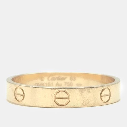 Cartier Pink Gold Love Ring Size 63 - Cartier - Modalova