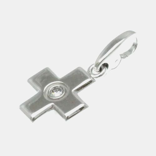 K Gold and Diamond Cross Charm - Cartier - Modalova