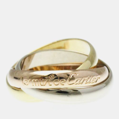 Cartier 18K Yellow, Rose, White Gold Trinity Ring EU 52 - Cartier - Modalova